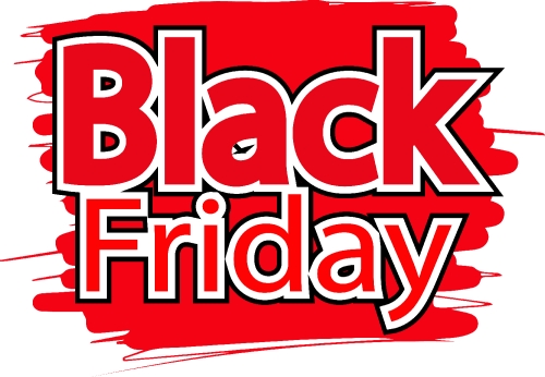 Black Friday sale sign symbol design