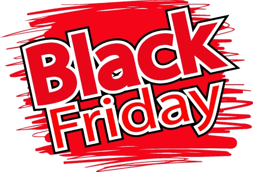 Black Friday sale sign symbol design