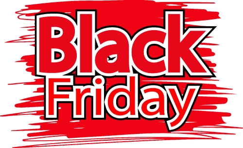 Black Friday sale sign symbol design