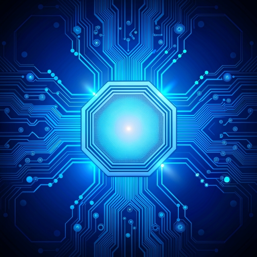 Blue Abstract Technology Background wallpaper design