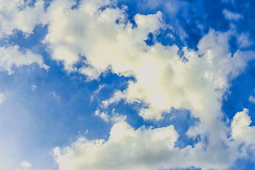 blue sky with cloud 