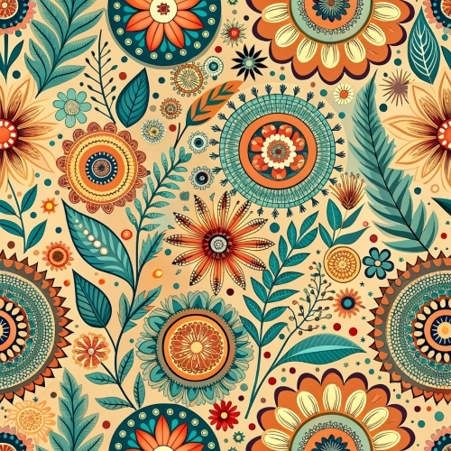 Boho pattern seamless background abstract wallpaper