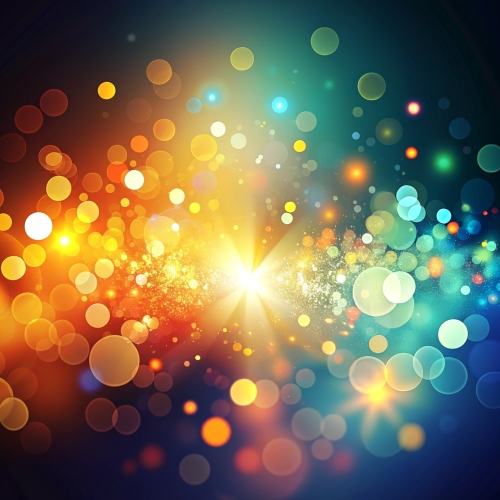 Bokeh lights abstract background wallpaper design