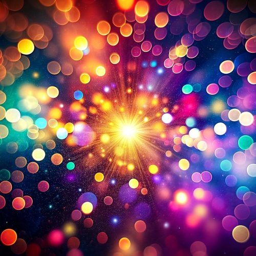 Bokeh lights abstract background wallpaper design