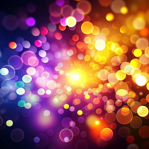 Bokeh lights abstract background wallpaper design