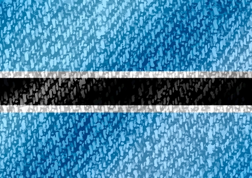 Botswana flag themes idea design