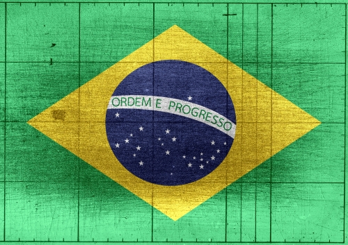 Brazil flag theme idea design