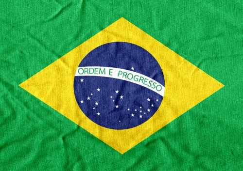 Brazil flag theme idea design