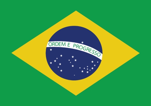 Brazil flag theme idea design