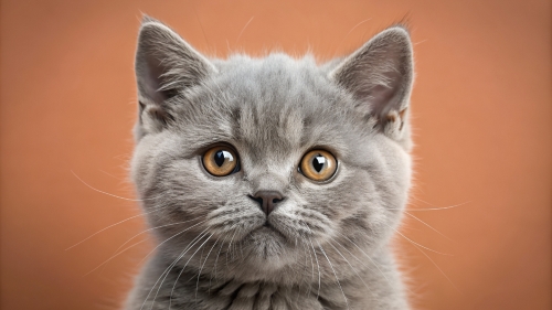 British Shorthair Kitten Face Close Up 25feb24 (12)