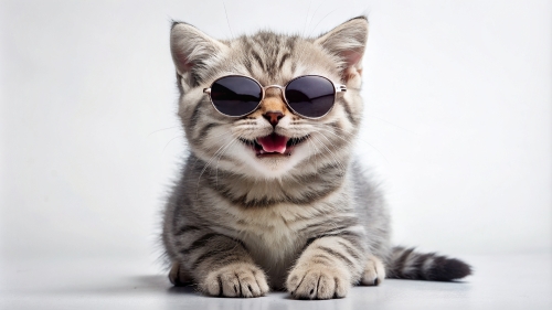 British Shorthair Kitten Smiling 16mar24 (10)