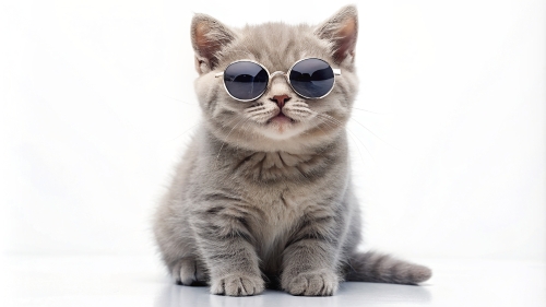 British Shorthair Kitten Smiling 16mar24 (8)