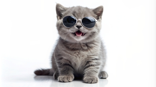 British Shorthair Kitten Smiling 16mar24 (9)