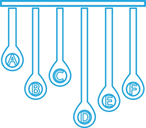 Business data graph icon sign symbol design