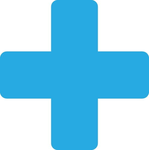 Button Plus icon sign symbol design