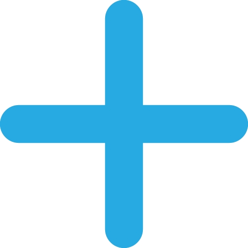 Button Plus icon sign symbol design
