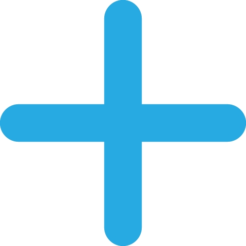 Button Plus icon sign symbol design