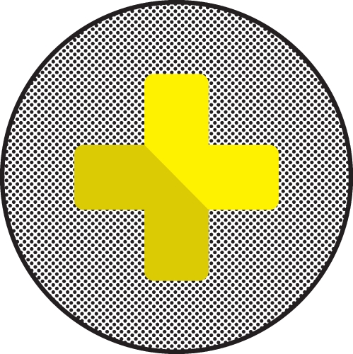 Button Plus icon sign symbol design