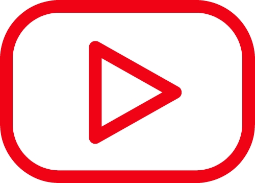 button video player icon sign design