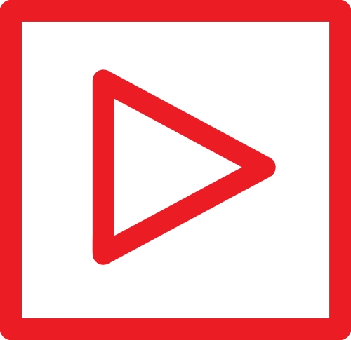 button video player icon sign design