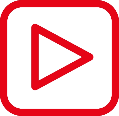 button video player icon sign design