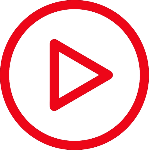 button video player icon sign design