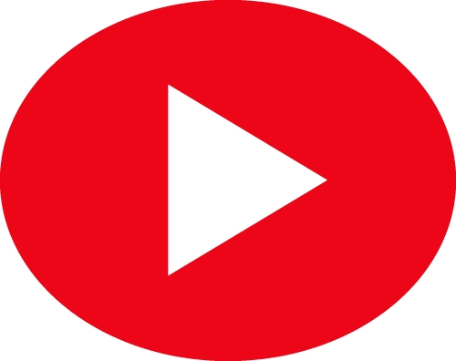 button video player icon sign design