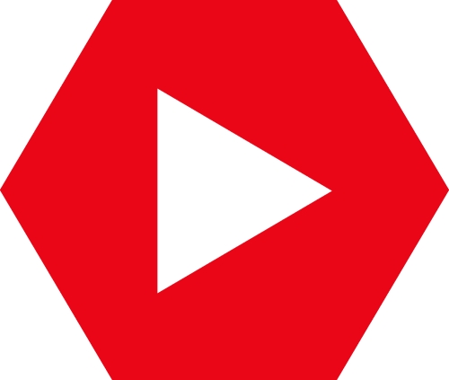 button video player icon sign design