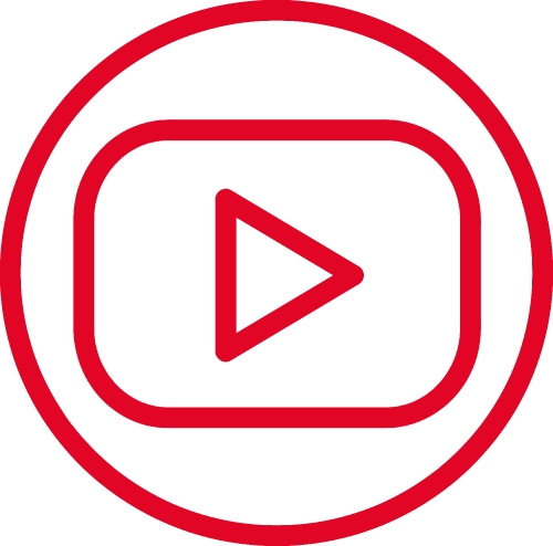 button video player icon sign design