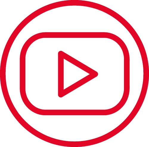 button video player icon sign design