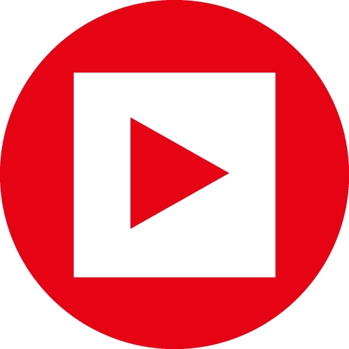 button video player icon sign design