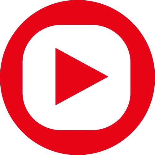 button video player icon sign design