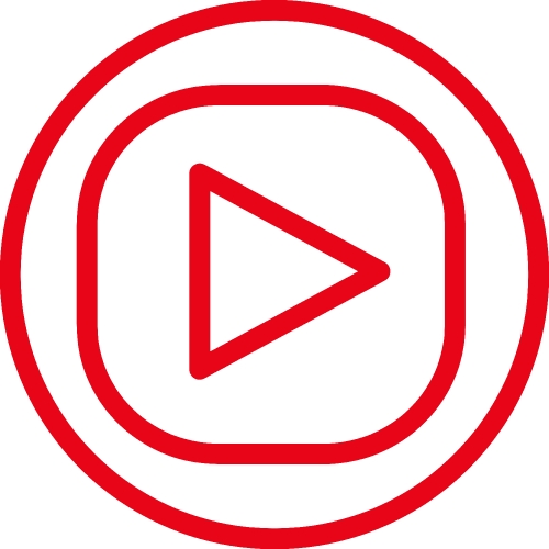 button video player icon sign design