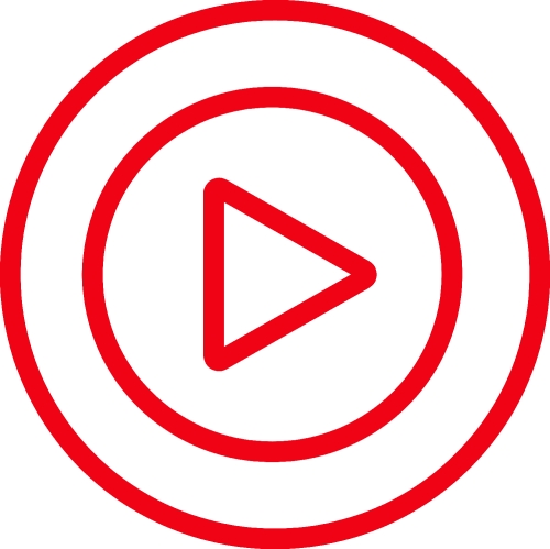 button video player icon sign design