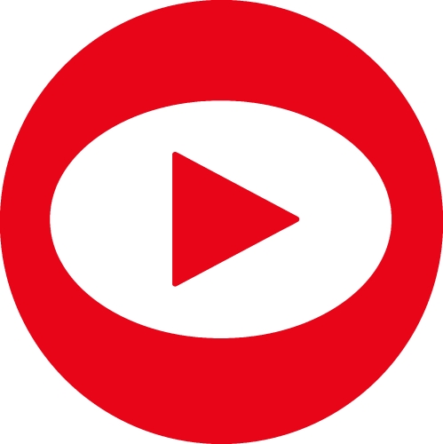 button video player icon sign design