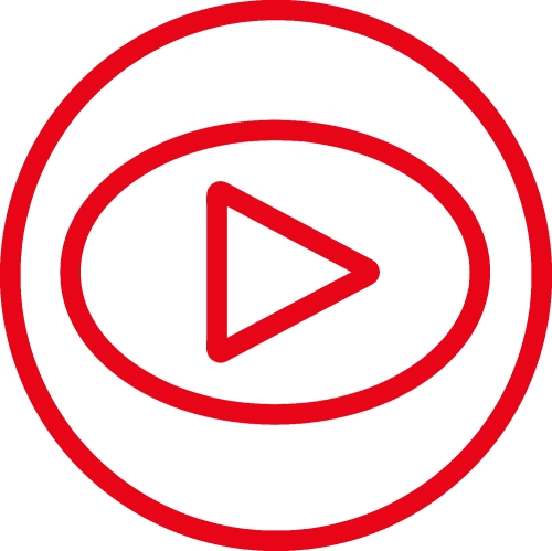 button video player icon sign design