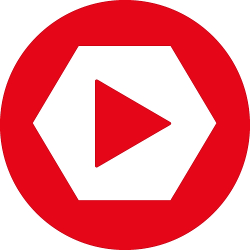 button video player icon sign design