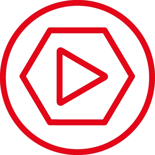 button video player icon sign design