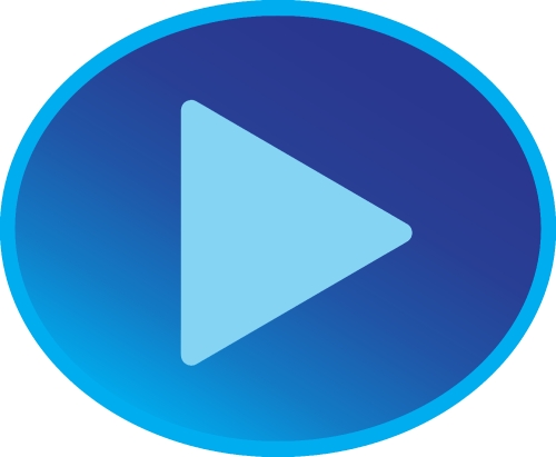 button video player icon sign design