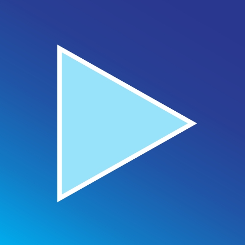 button video player icon sign design