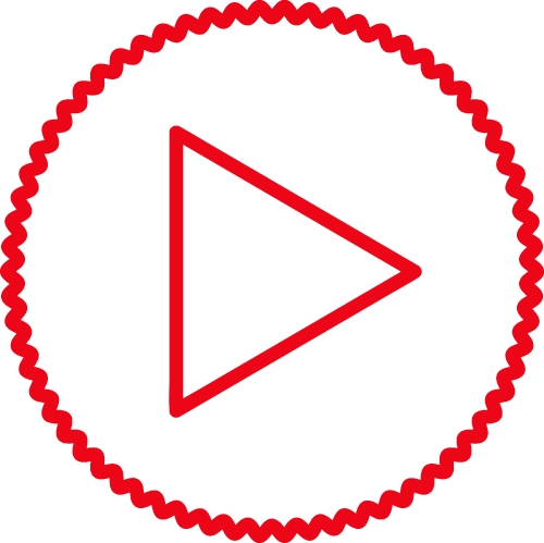 button video player icon sign design