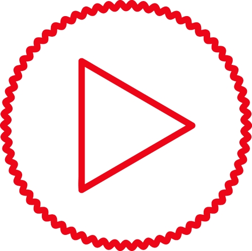 button video player icon sign design