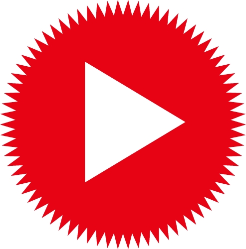 button video player icon sign design