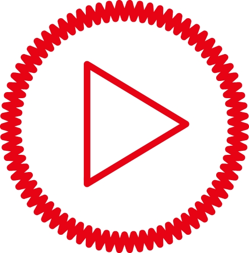 button video player icon sign design