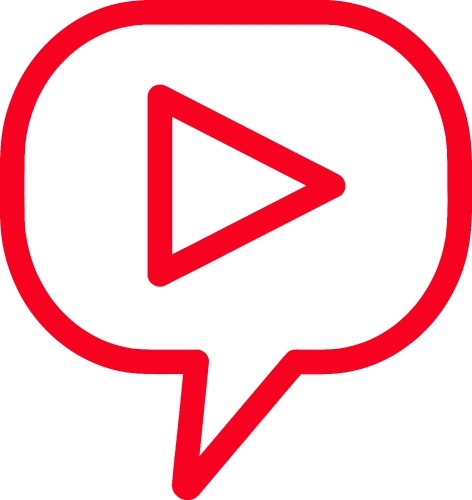 button video player icon sign design