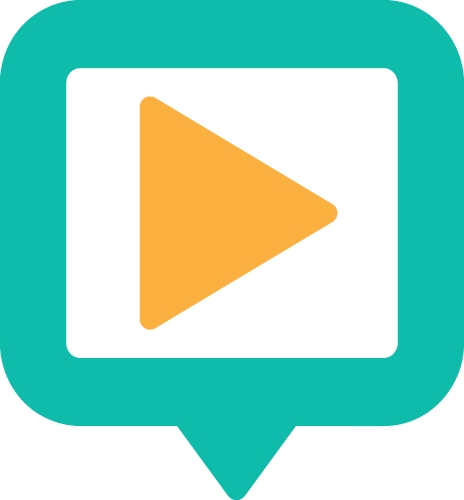 button video player icon sign design