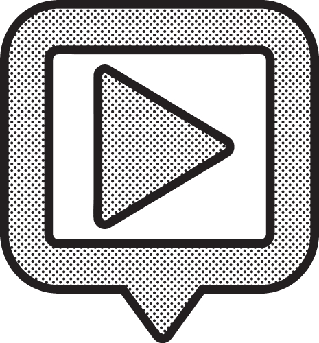 button video player icon sign design