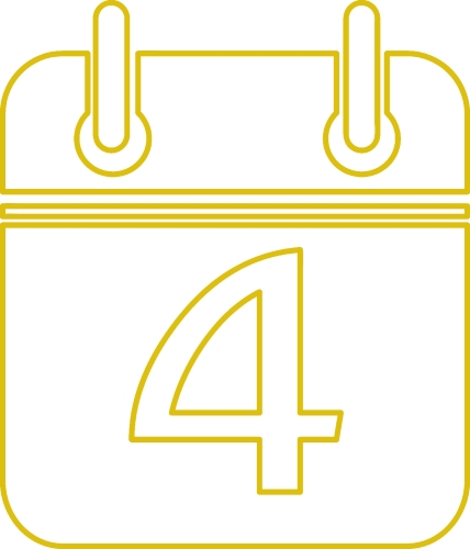 Calendar icon sign design