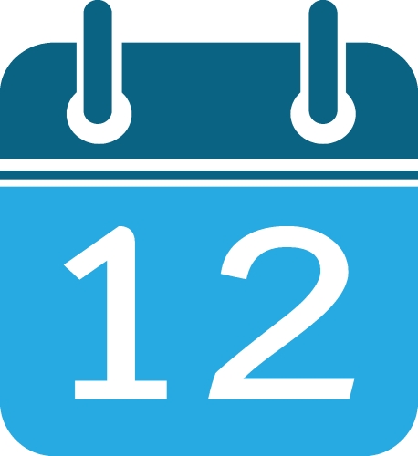 Calendar icon sign symbol desiggn