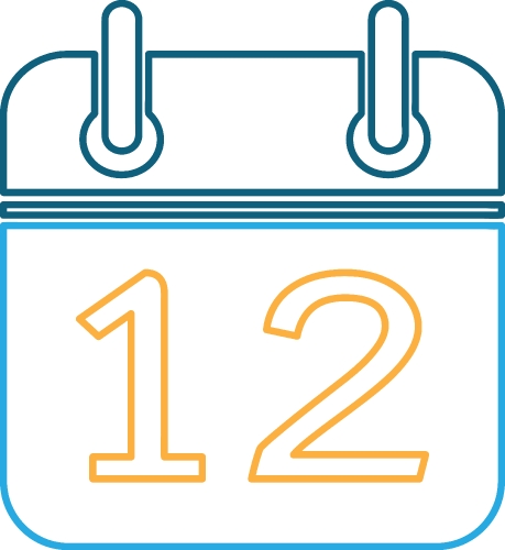 Calendar icon sign symbol desiggn